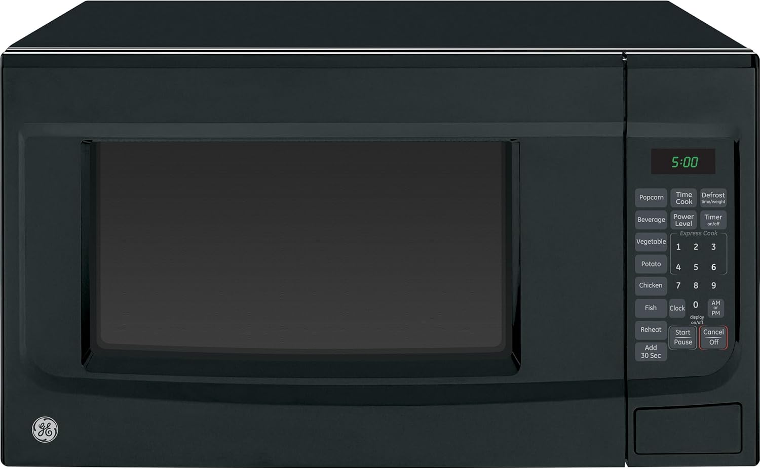 1.4 cu. ft Black Countertop Microwave H828303
