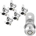 5 Pack Keyed Alike Cabinet Locks with Keys, Zinc Alloy V97164