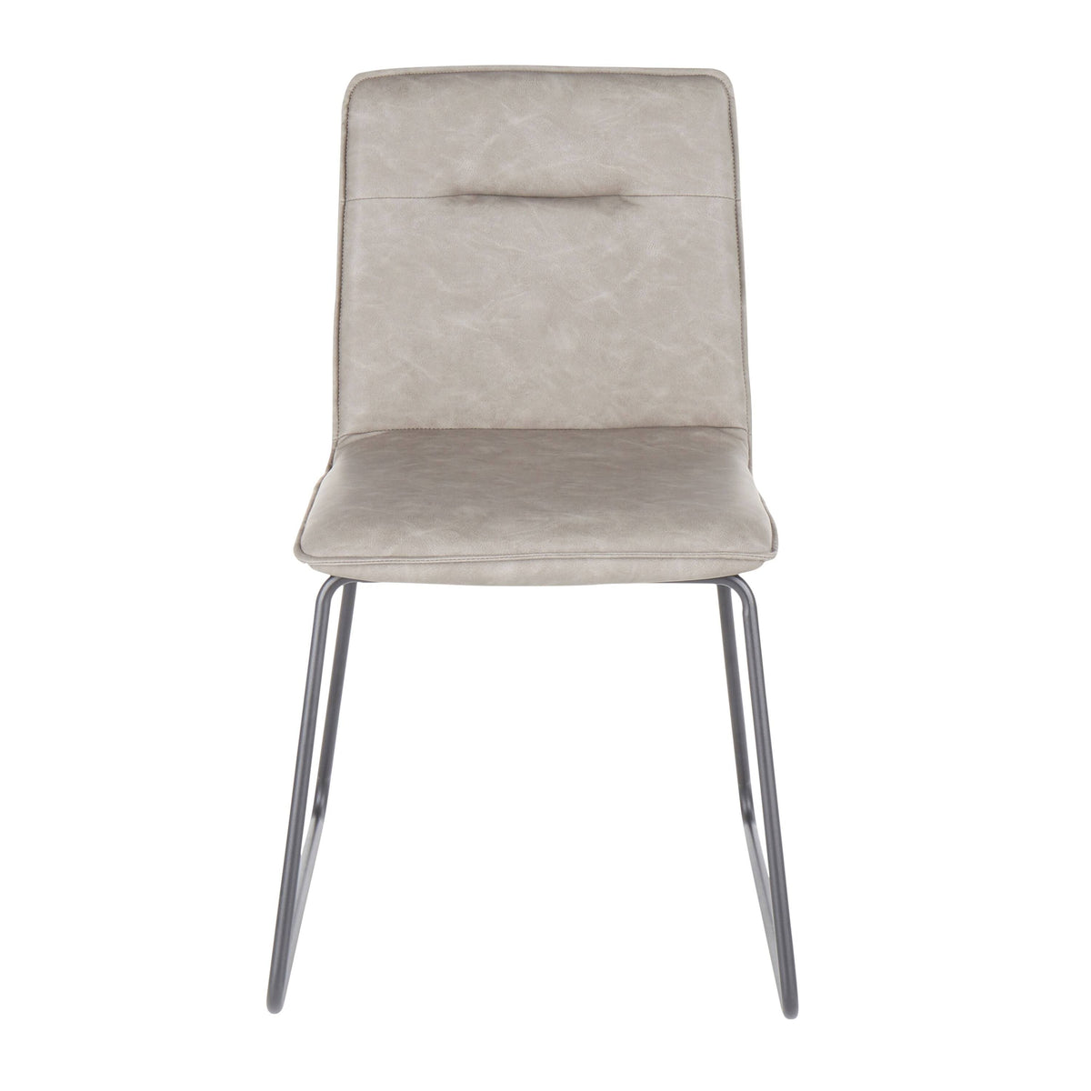 Industrial Dining Chair (Set of 2) Grey Q712457