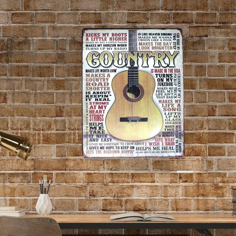 Vintage Metal Tin Sign Wall Decor 12*8 in A8525