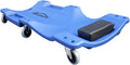 Blue Pack of 2 Rolling Garage Creeper with Padded Headrest, Dual Tool Trays and 6 Casters C770