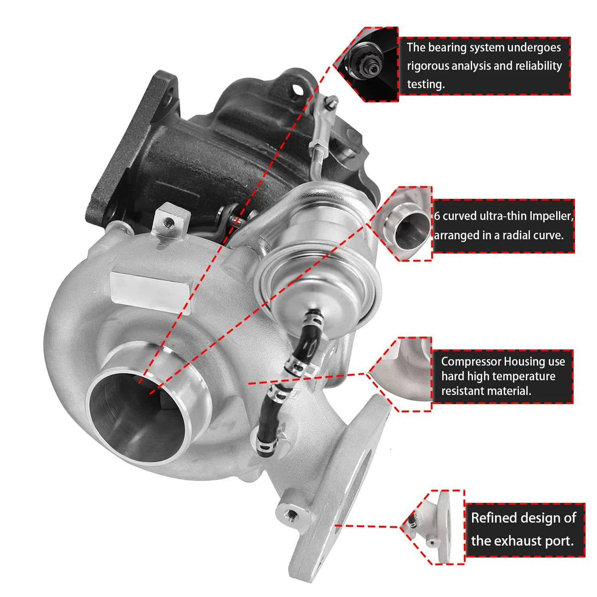 Turbocharger Turbo for Subaru Legacy Outback 2.5L 2007-09 L683383