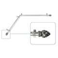 Corner Window Rod, 120-170 inch, Satin Nickel E171029
