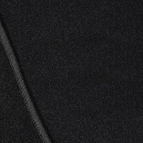 4 Pcs Black Nylon Floor Mats D46802