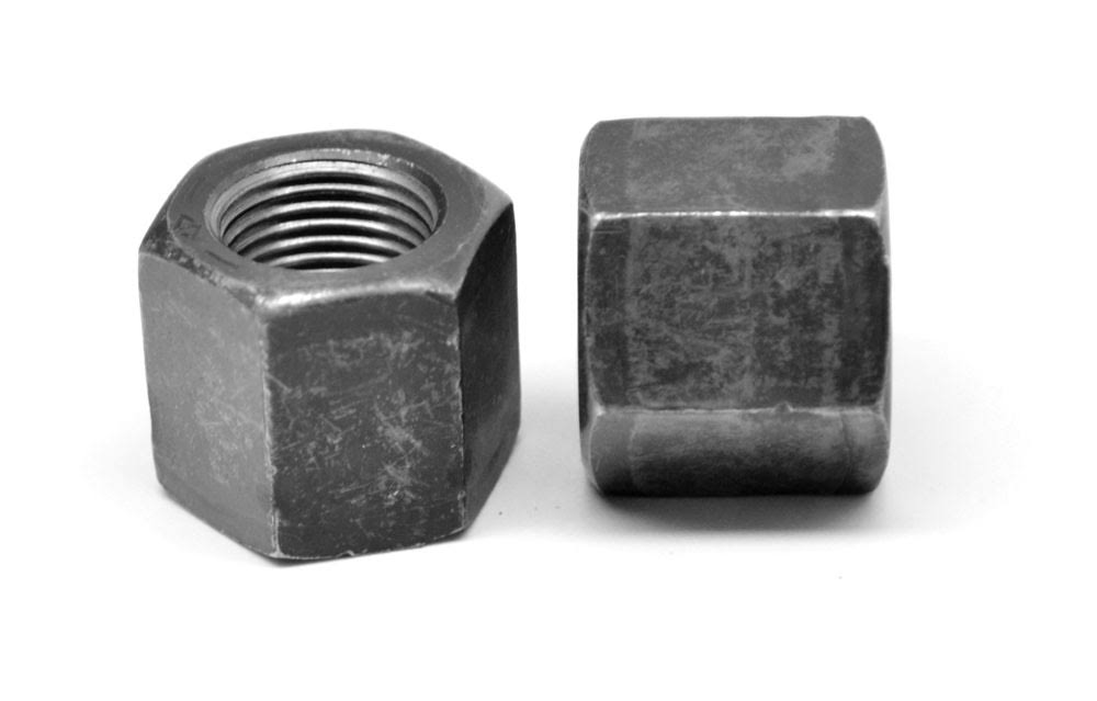 9/16x22-18 Coarse Thread Grade 8 High Hex Nut Black Oxide Pk 250 G382186