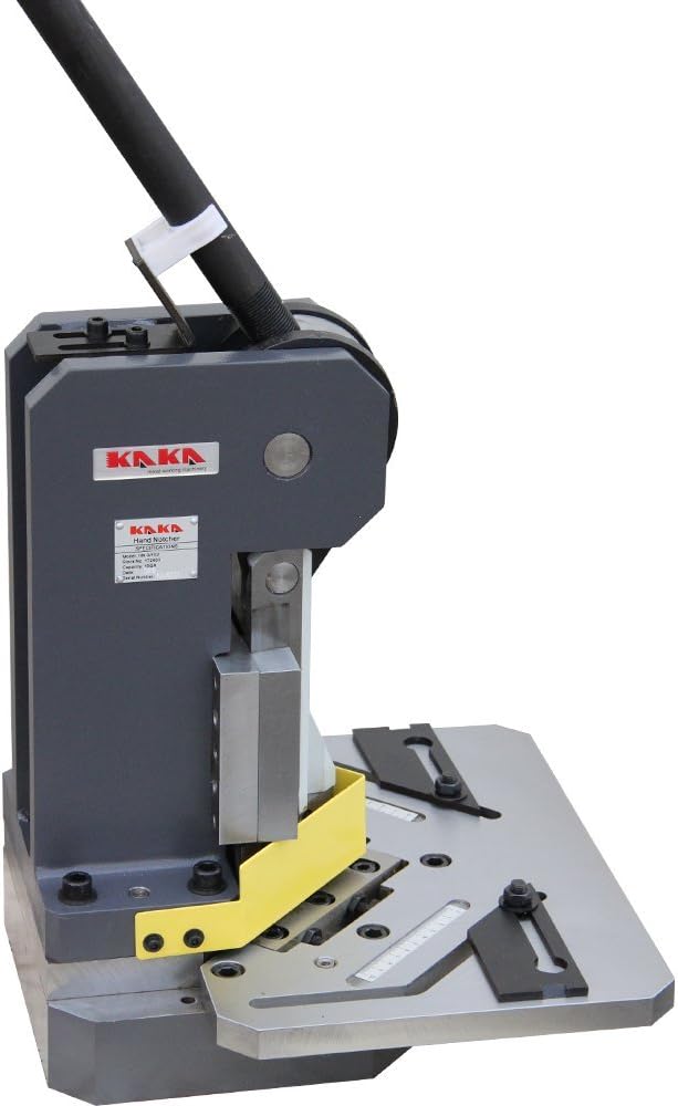 Heavy-Duty Metal Corner Notcher, 4x4" Blade, 11-Ga Mild Steel E1894