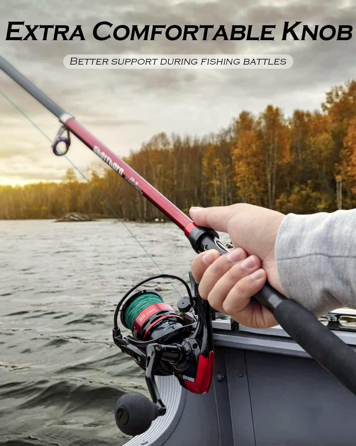 Telescopic Fishing Rod and Reel Combo with Carrier Case Bag R711308
