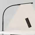 Black Swing Arm LED Desk Lamp with Remote Control U8361