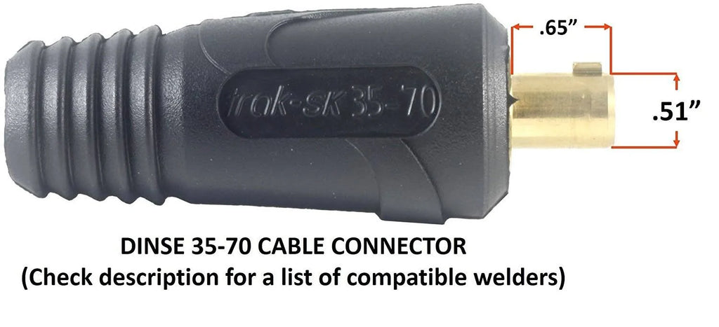300 Amp Welding Leads Assembly Set with AWG Cable S840735