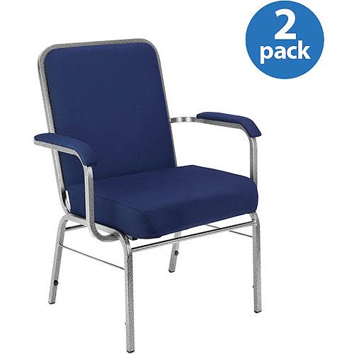 Navy Fabric Big and Tall Arm Chair K20643