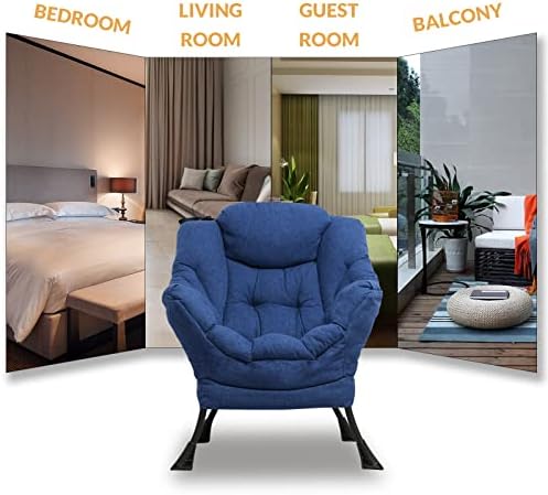 Upholstered Velvet Single Sofa Chair with Side Pocket N808300