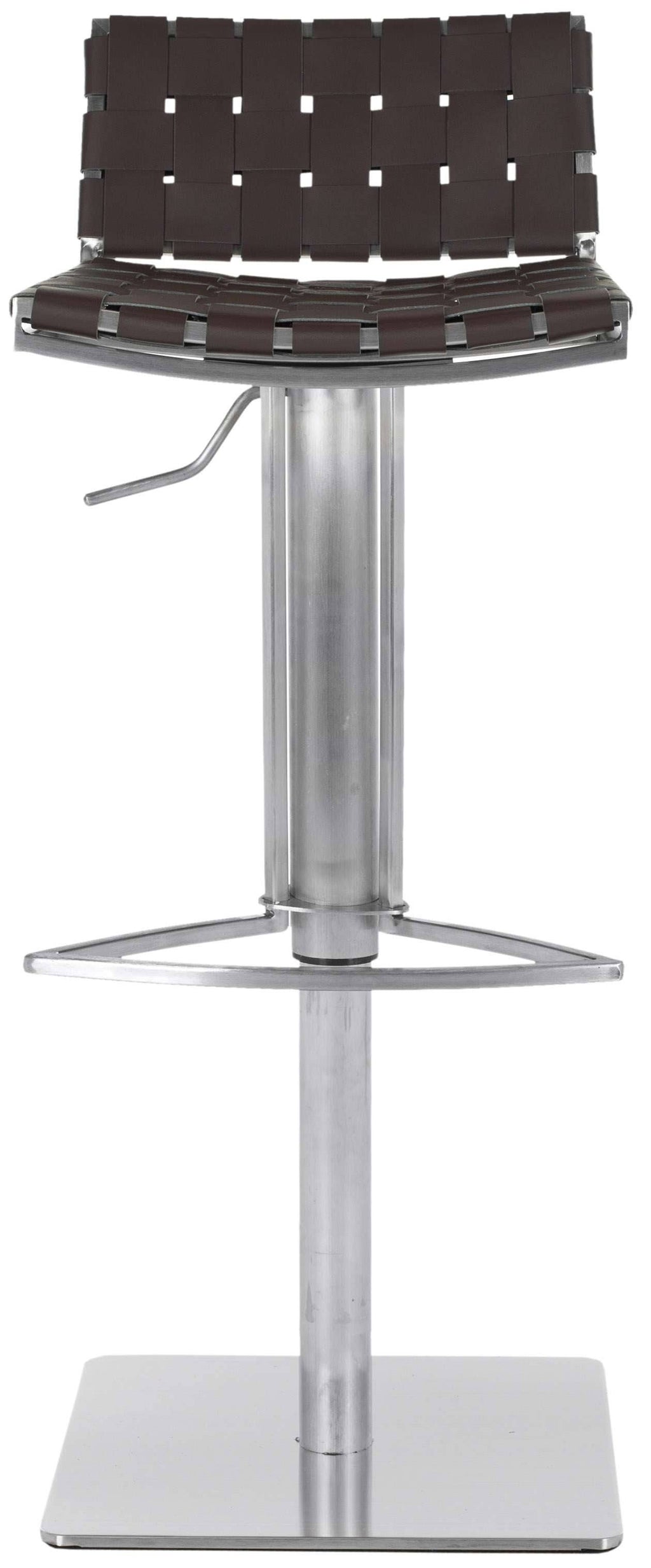 Brown Gas Lift Swivel Bar Stool A29553