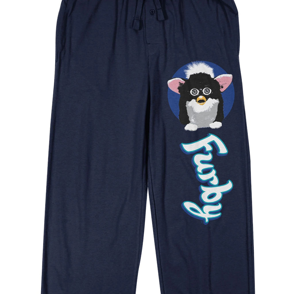 Navy Blue Graphic Sleep Pants V43744