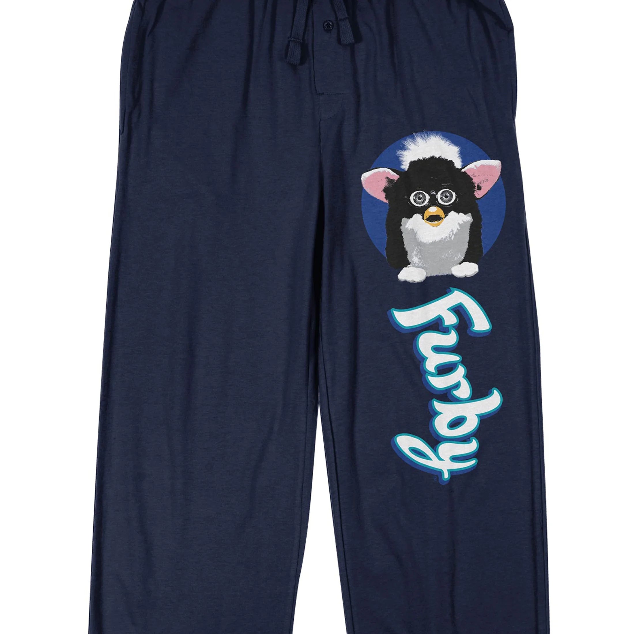Navy Blue Graphic Sleep Pants V43744