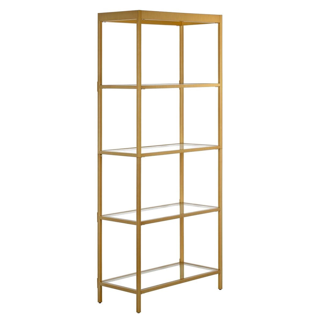 Brass Finish Bookcase F352050