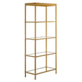 Brass Finish Bookcase F352050