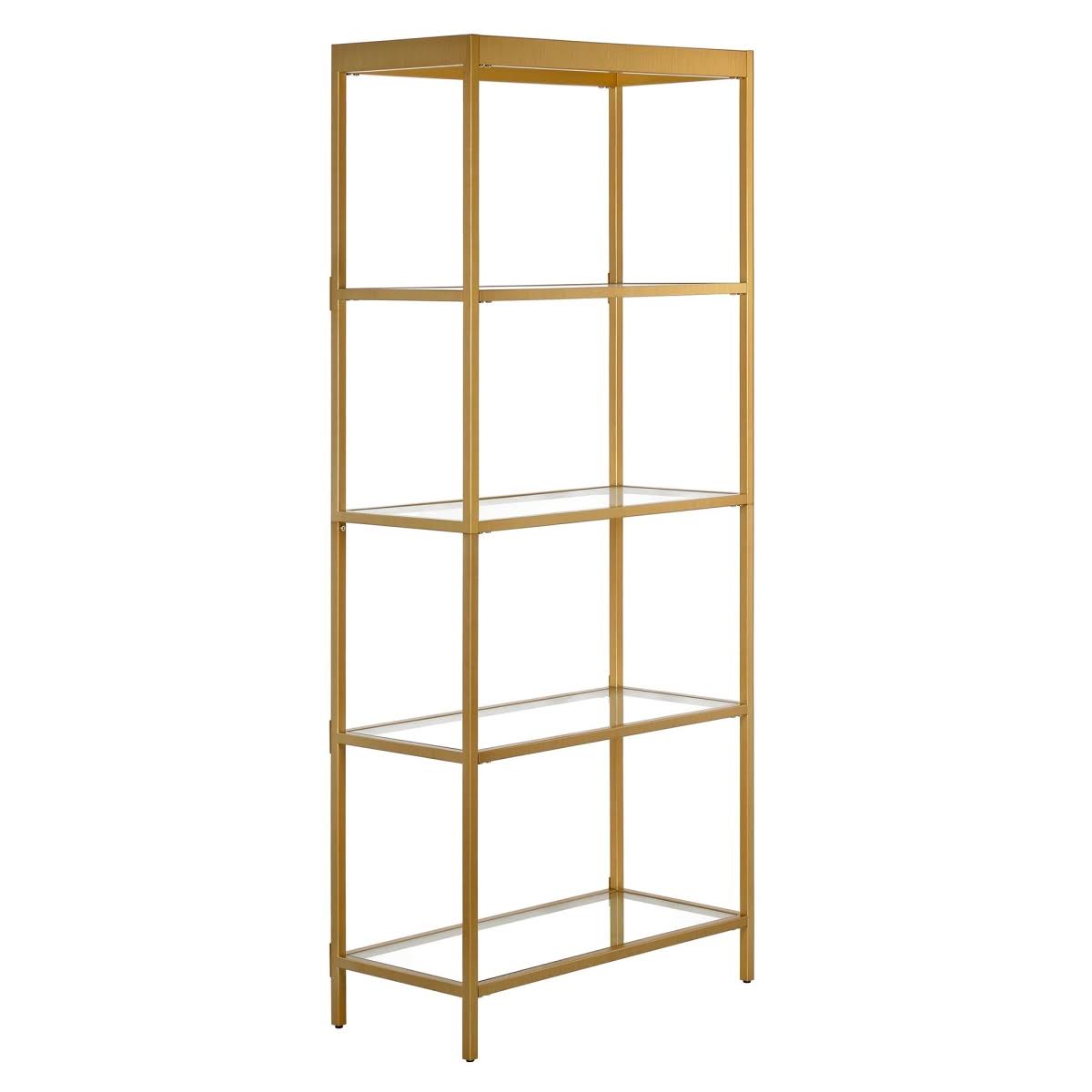 Brass Finish Bookcase F352050