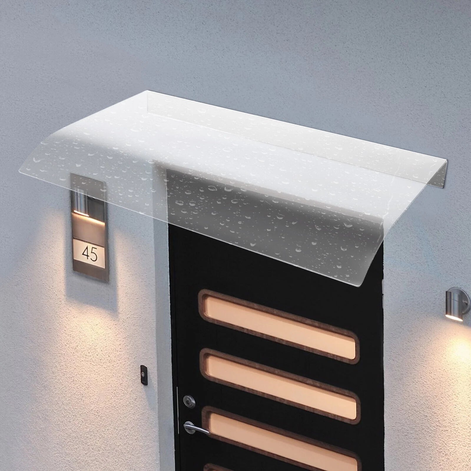 Clear Rain Shelter Window Awning Door Canopy U99272