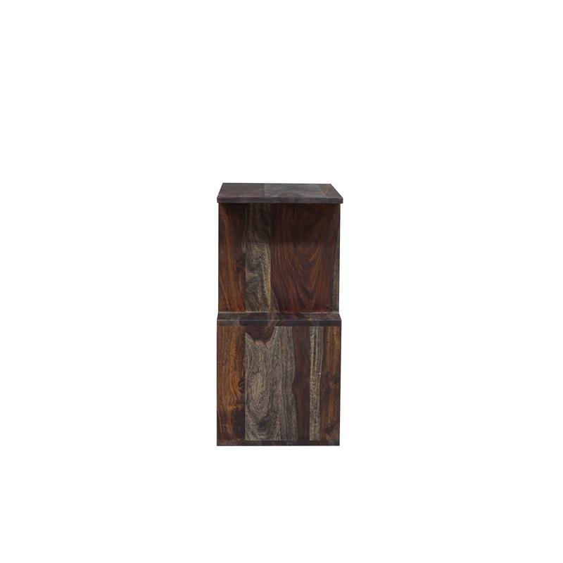 Gray Solid Sheesham Wood Bookcase E42649