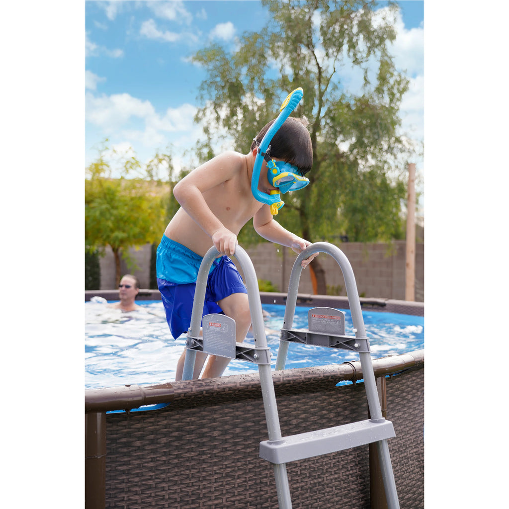 18' x 48" Above Ground Swimming Pool Set W5978