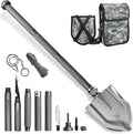 High-Carbon Steel Tactical Folding Shovel with Bag V1786