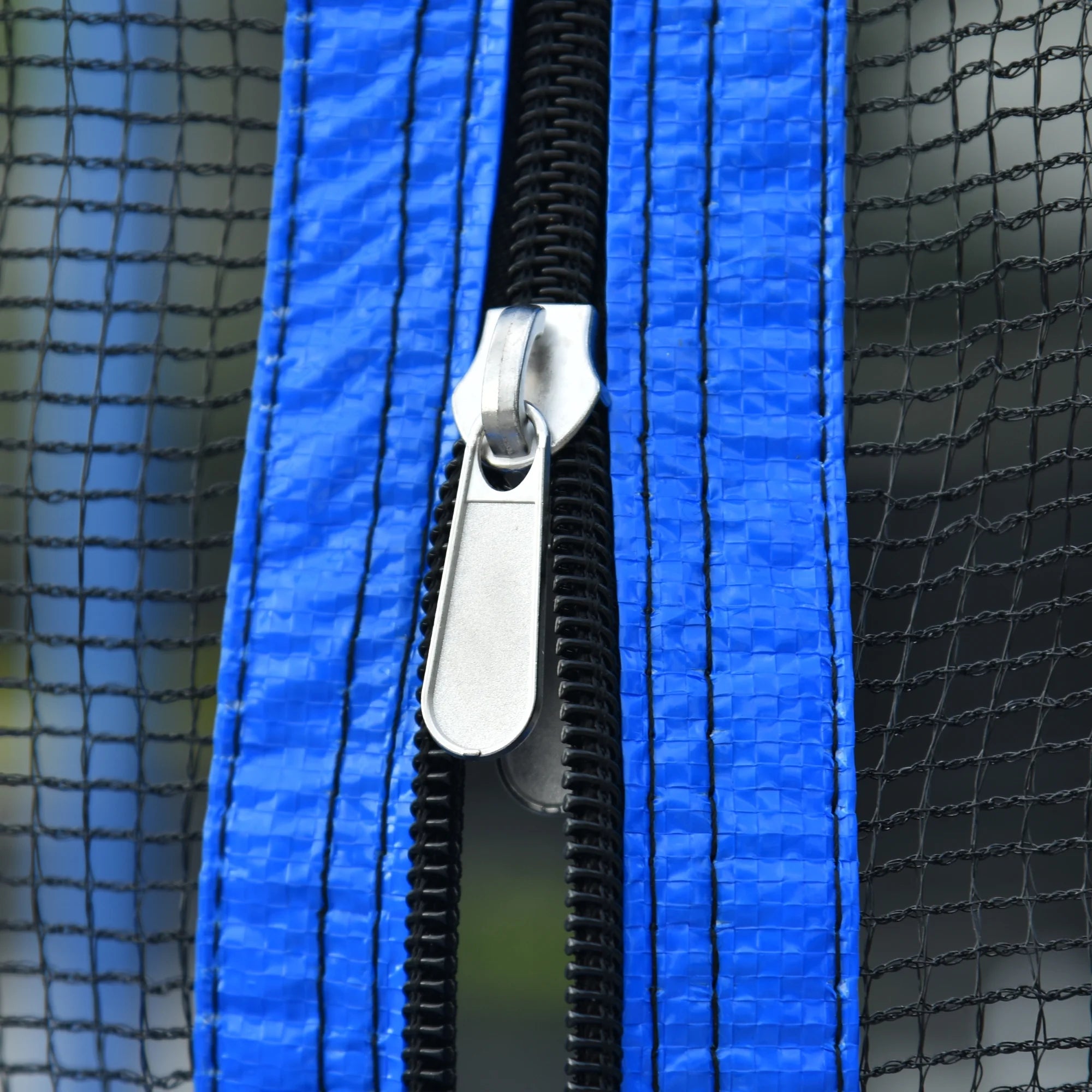14FT Outdoor Trampoline with Basketball Hoop, Ladder and Safety Enclosure Net P3864