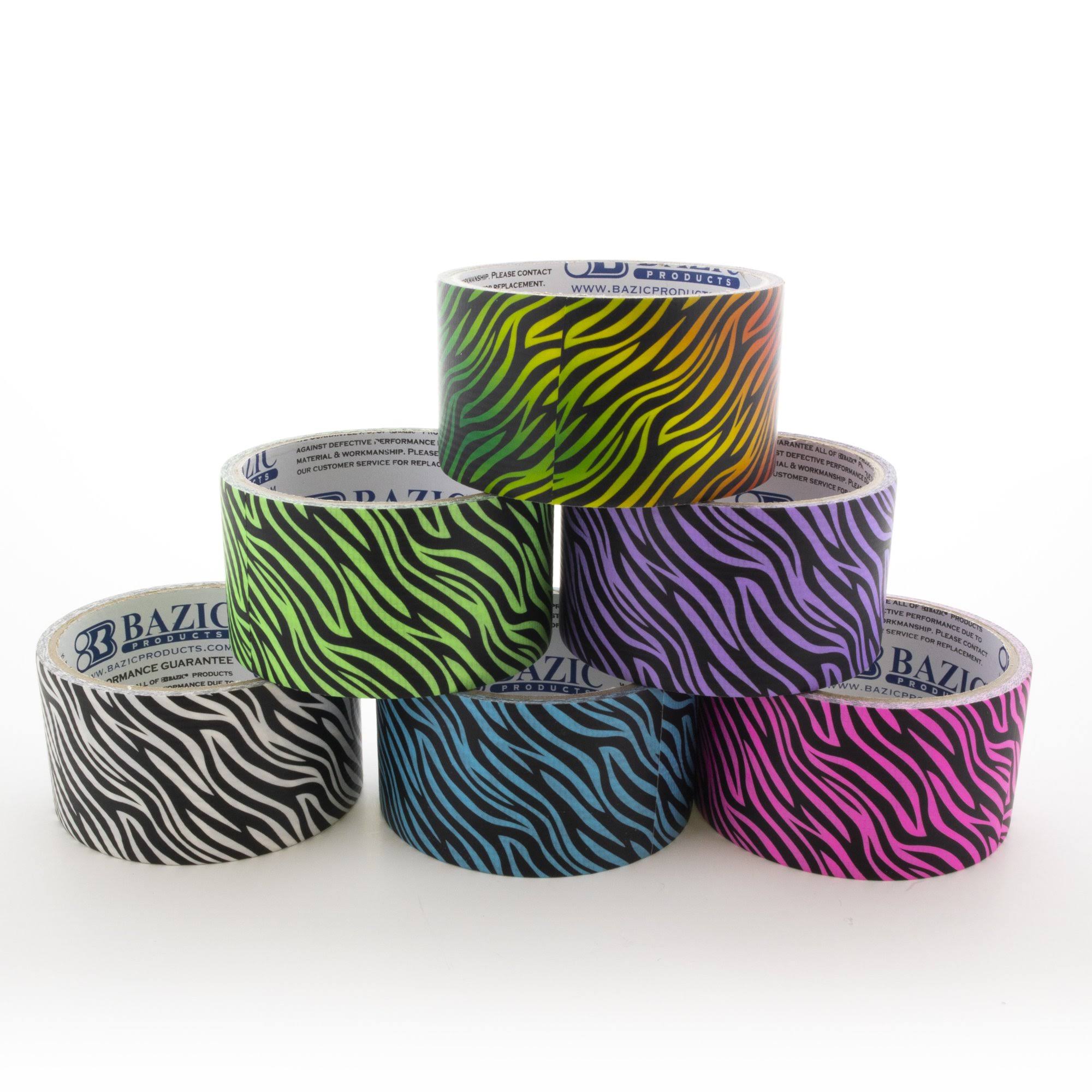 1.88 inch x 5 Yards Zebra Duct Tape (24/Case) X3140