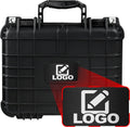 Waterproof Shockproof Hard Case with Foam 13.37 Inch 11.62 Inch 6 Inch (Black) T881055