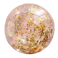 PVC Inflatable Glitter Confetti Feather Beach Ball Pool Toys Y184