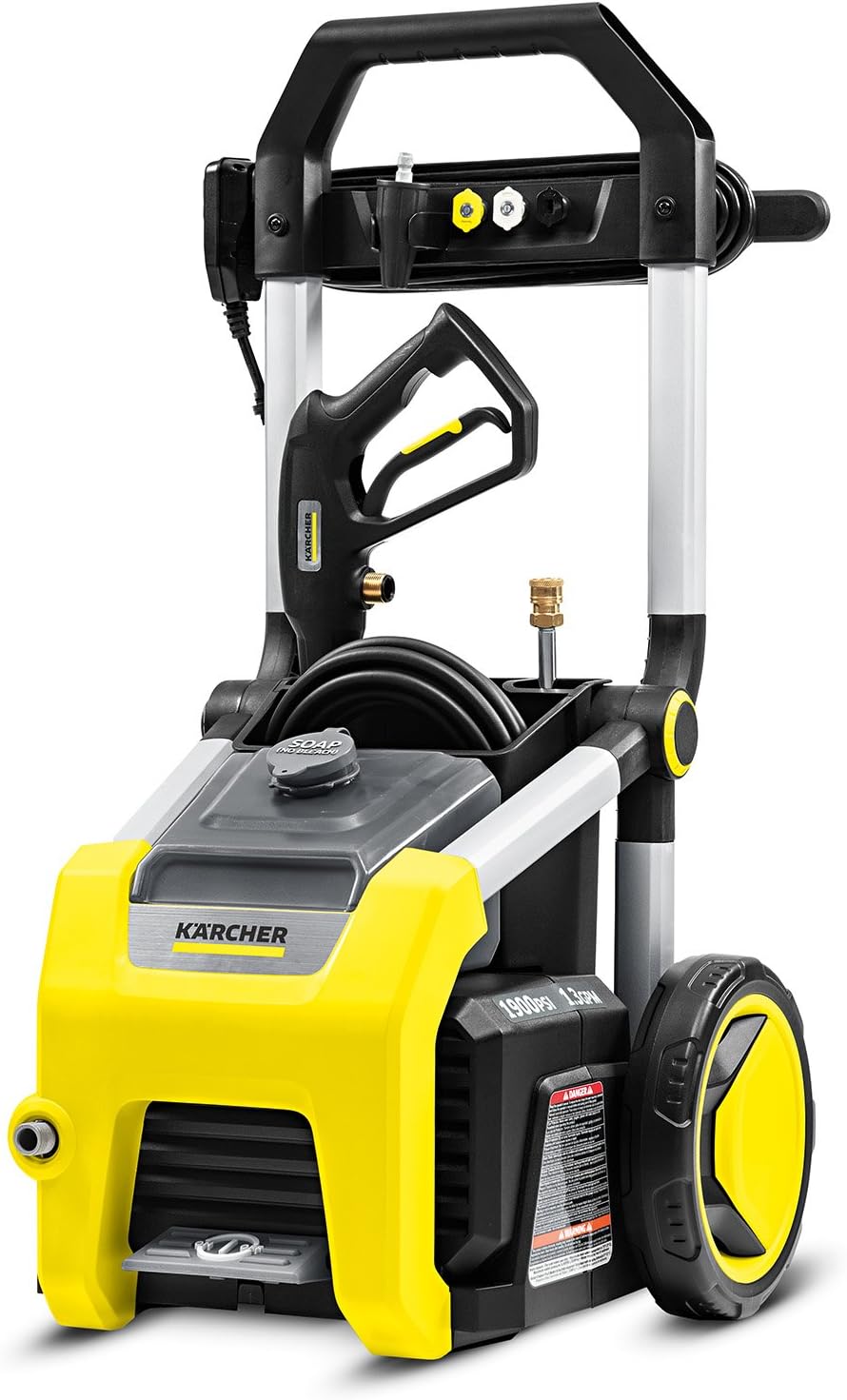 1700 PSI Electric Power Pressure Washer with 3 Nozzle Attachments P51897