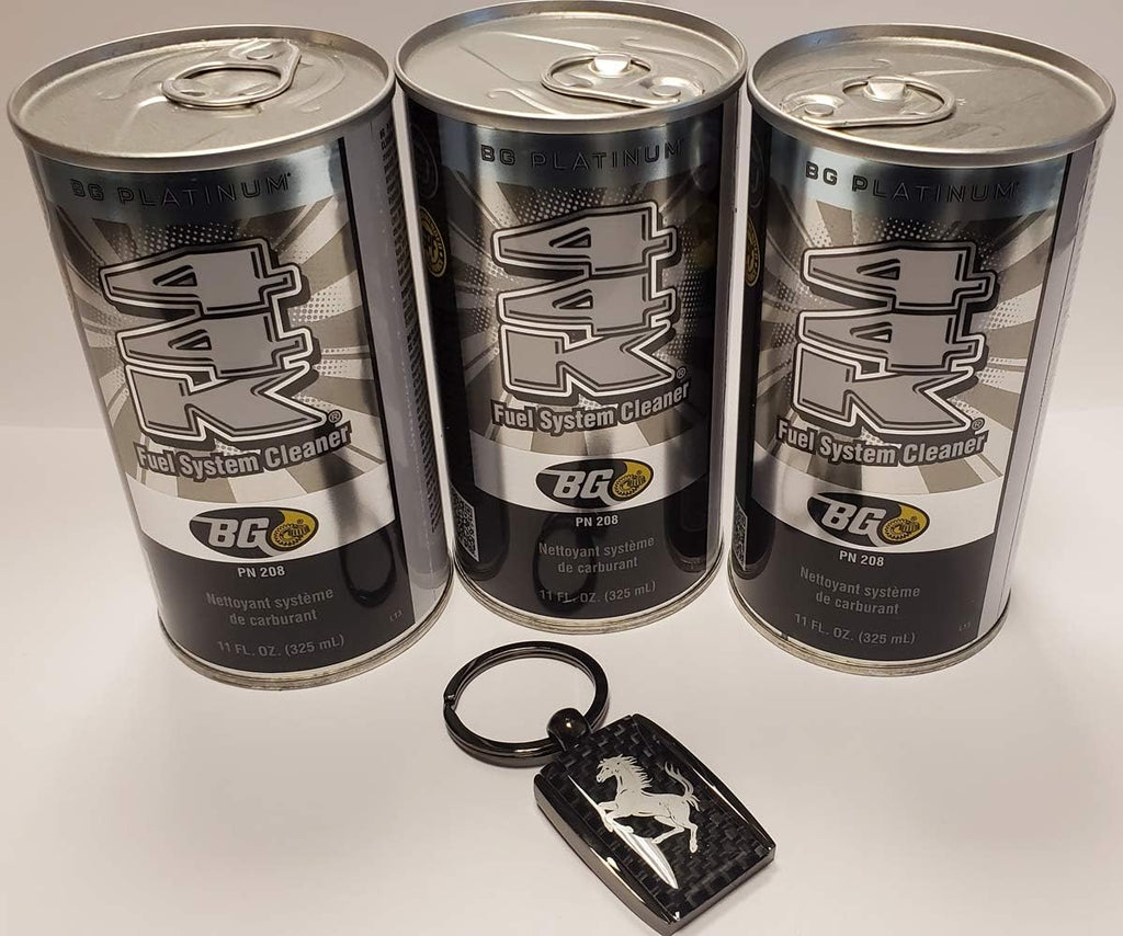 3 cans of BG 44K Platinum with Carbon Fiber Key Chain I3181