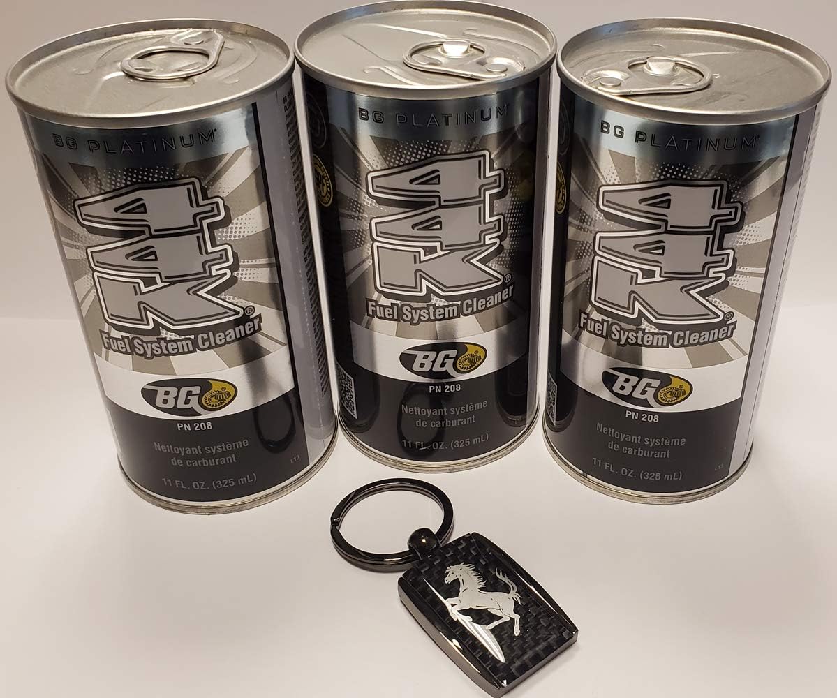 3 cans of BG 44K Platinum with Carbon Fiber Key Chain I3181