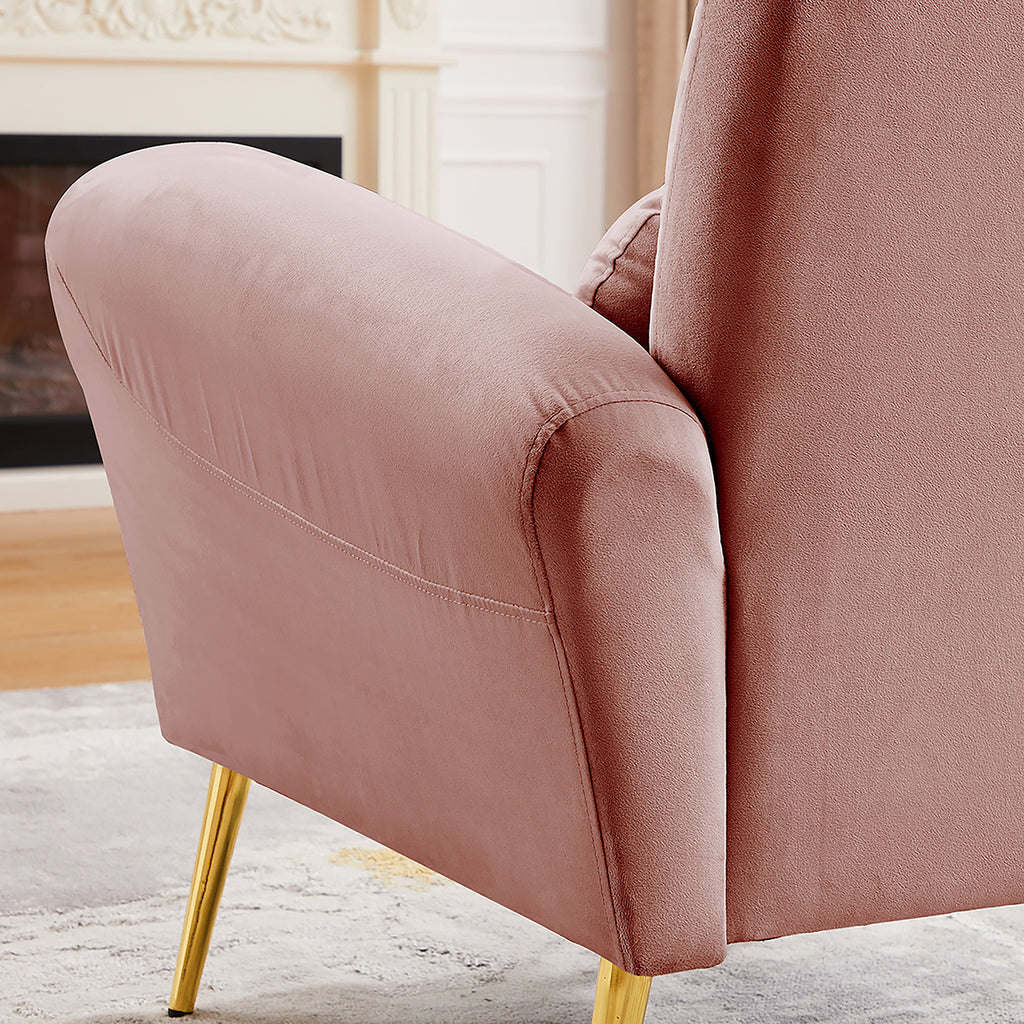 Blue Upholstered Armless Chair B84917