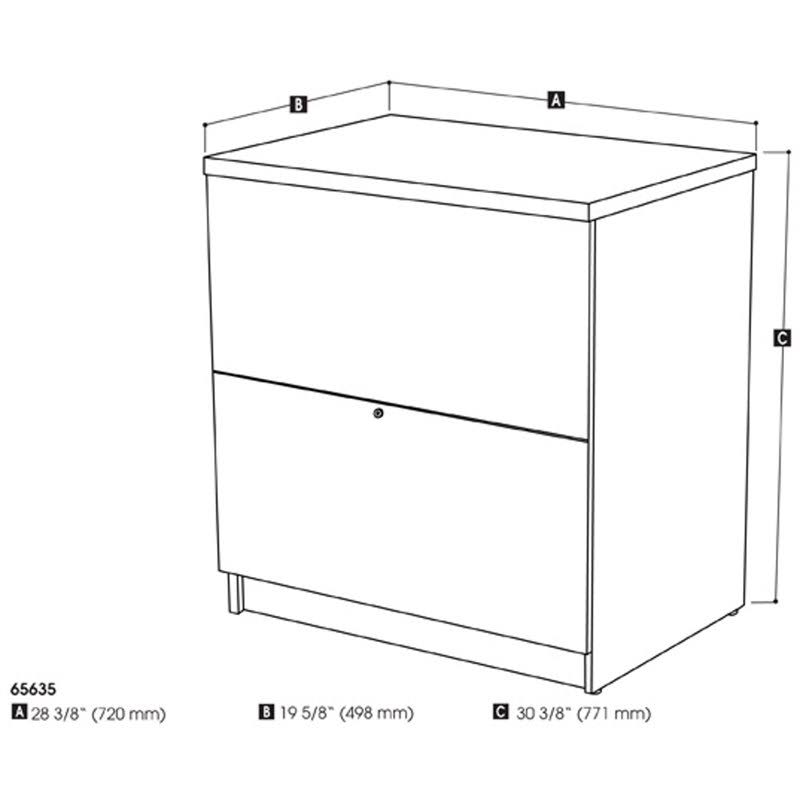 Deep Grey Lateral File Cabinet E331464