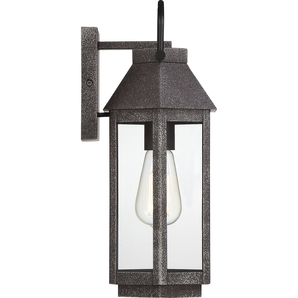 Speckled Black Outdoor Wall Lantern T33697