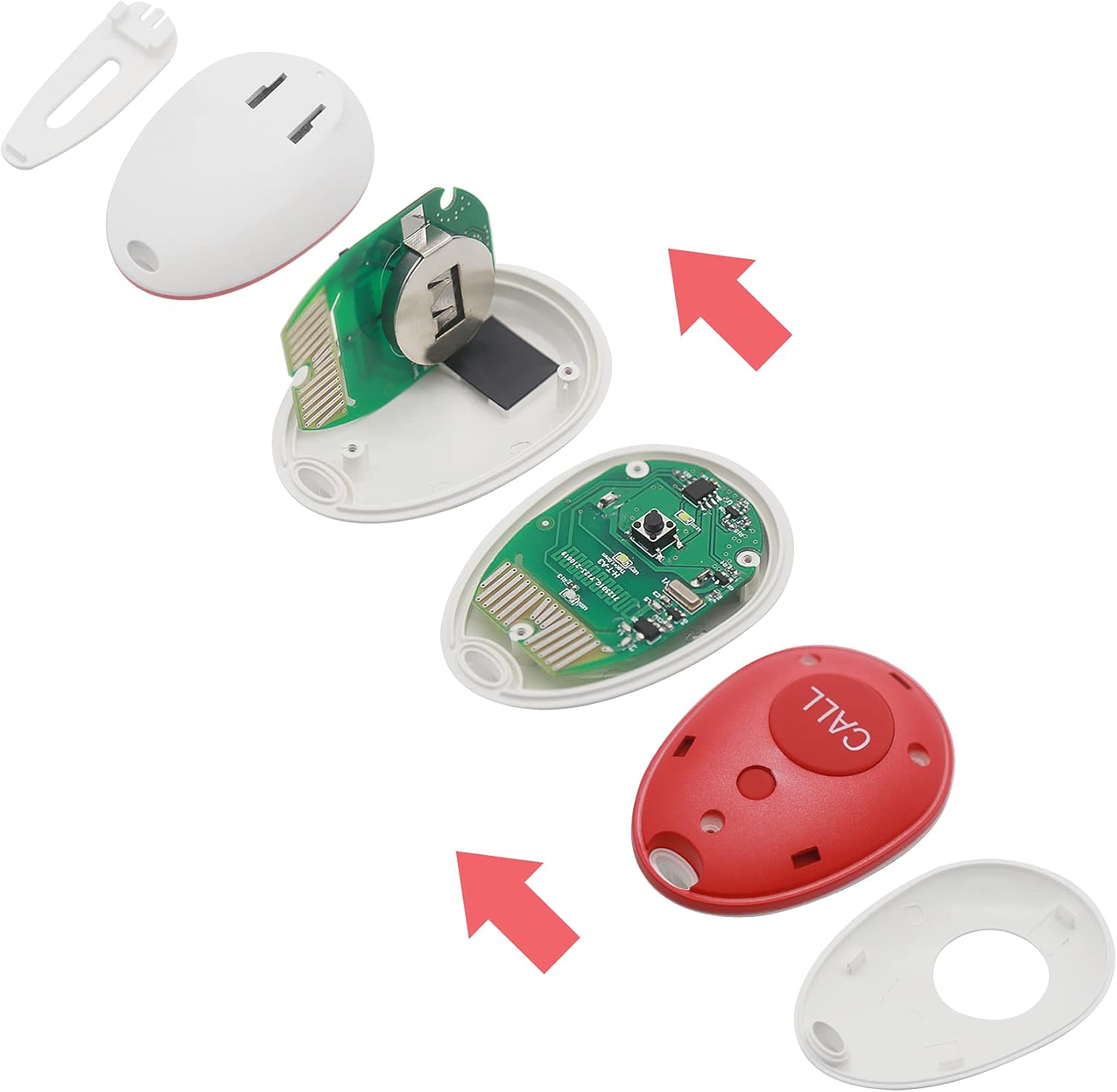 Wireless Caregiver Pager Emergency Alert System Call Button S3974