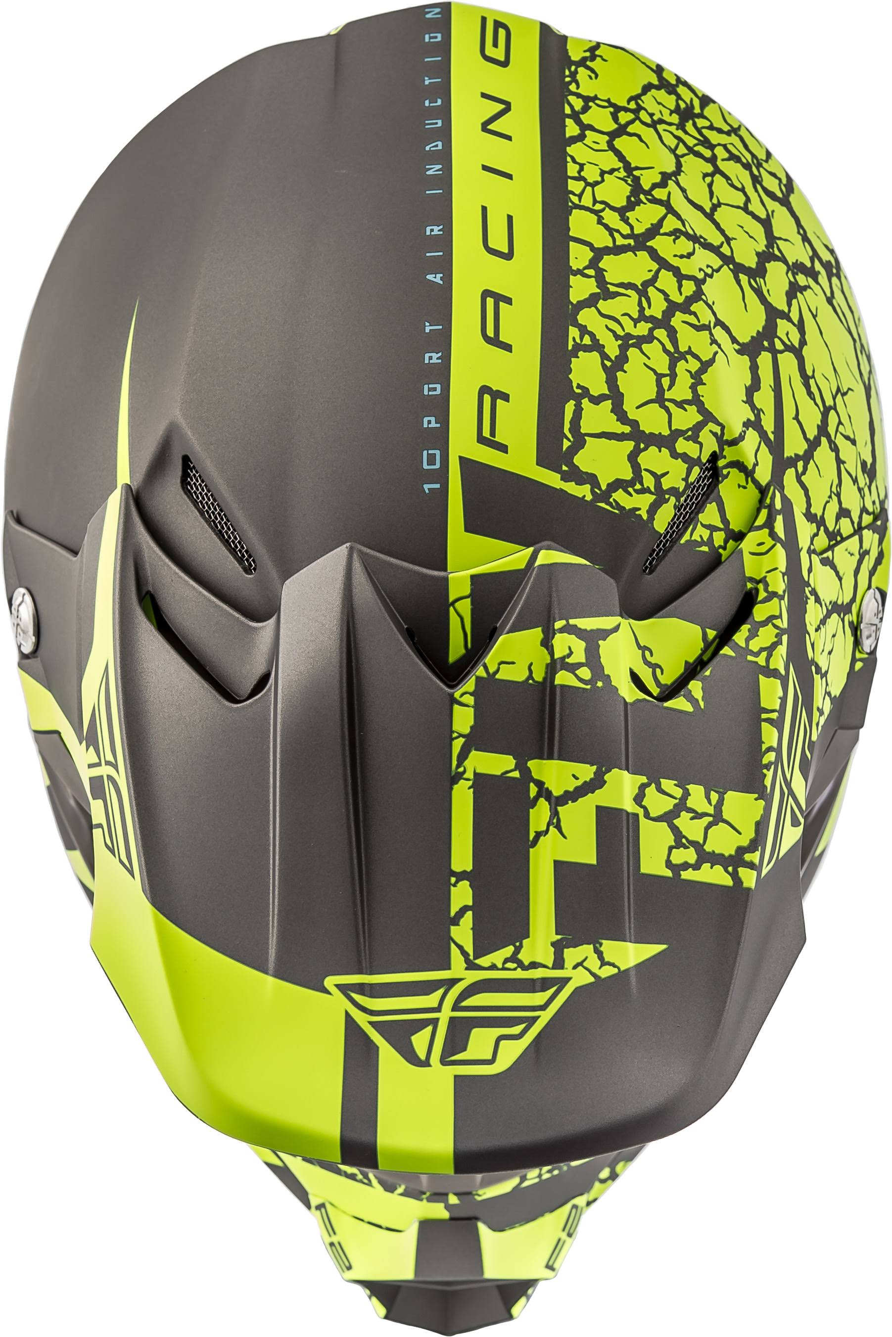Matte Grey/Hi-Vis F2 Carbon Helmet R296149