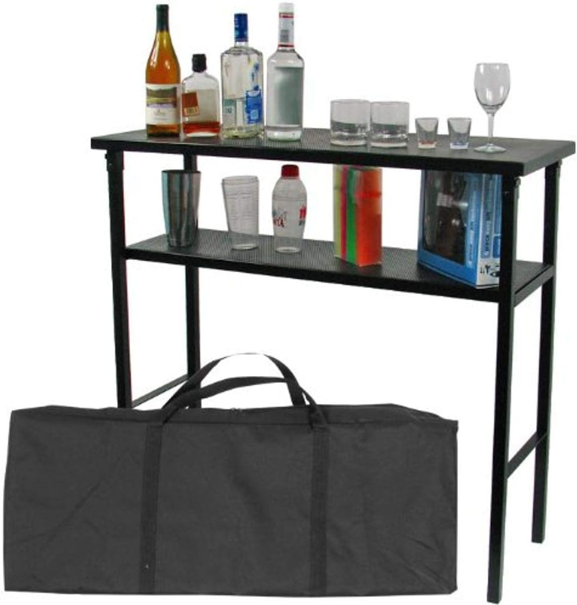 Metal Portable Bar Table with Carrying Case M19395