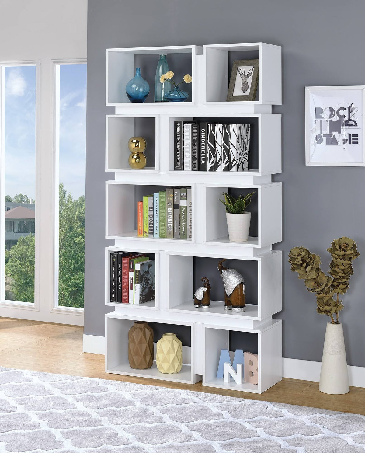 White Bookcase R887219