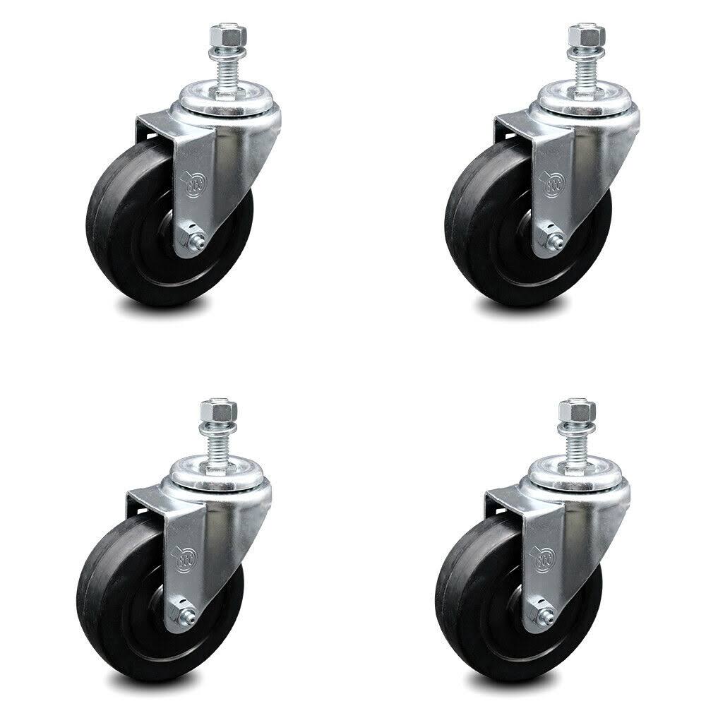 Swivel Caster Set of 4 with 12mm Stem T209561