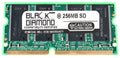 256MB Black Diamond Memory Module SDRAM SO-DIMM 144pin PC100 100MHz P315128