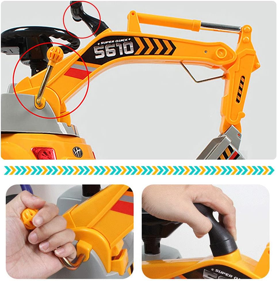 Ride-on Excavator Car with Sounds & Lights Z618036