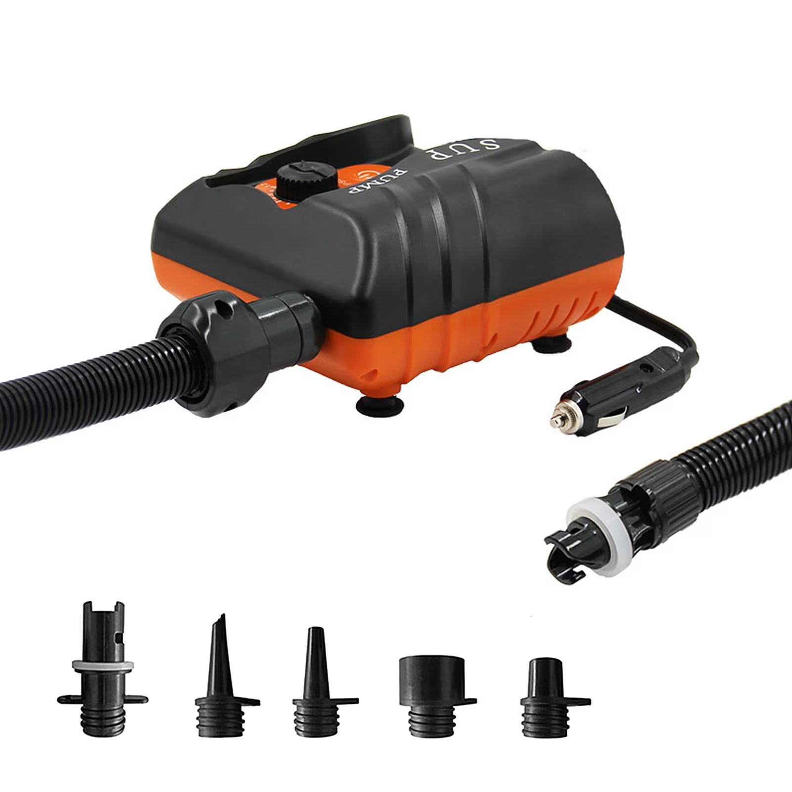16PSI Electric Inflation Air Pump with 6PCS Nozzles W9645