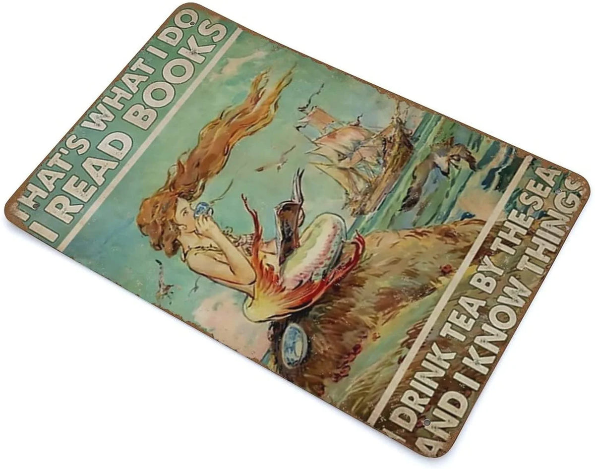 Vintage Metal Sign 8"x12" N4096