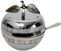 Honey Dish with Ivory Stone and Glass Insert H563