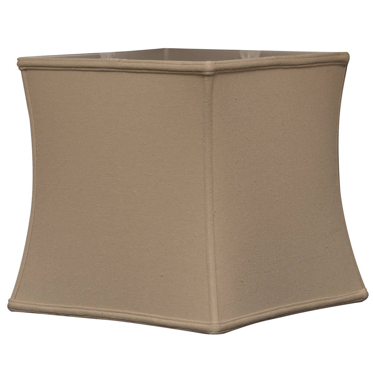 Linen Beige Square Cube Lamp Shade V407191