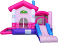 Pink Inflatable Bounce House with Slide, 12.5' x 10.5' Play Area, 7.9' Tall L674350