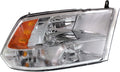 Chrome Halogen Headlight Assembly Passenger Side D331