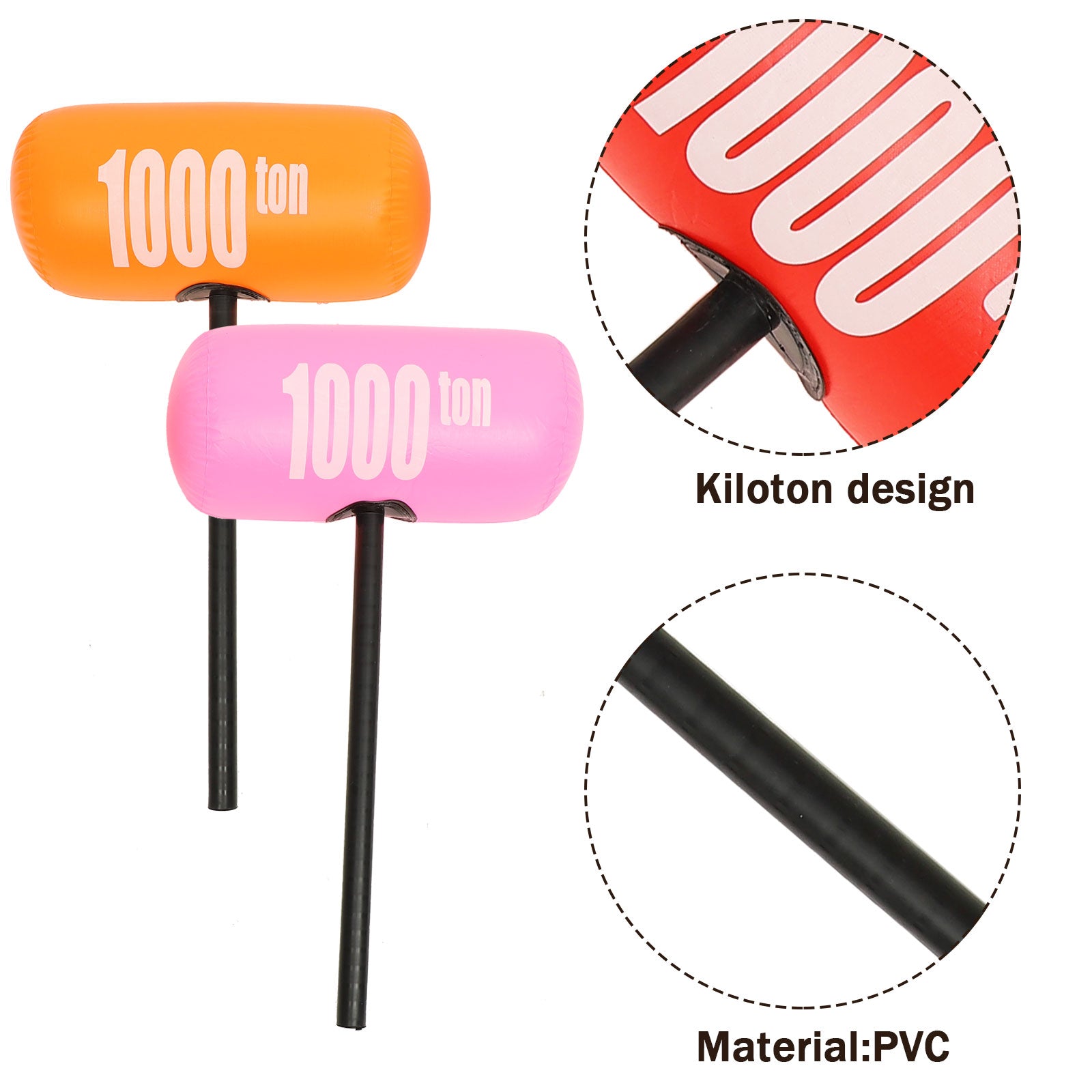 4pcs Inflatable Hammer PVC Toys F666