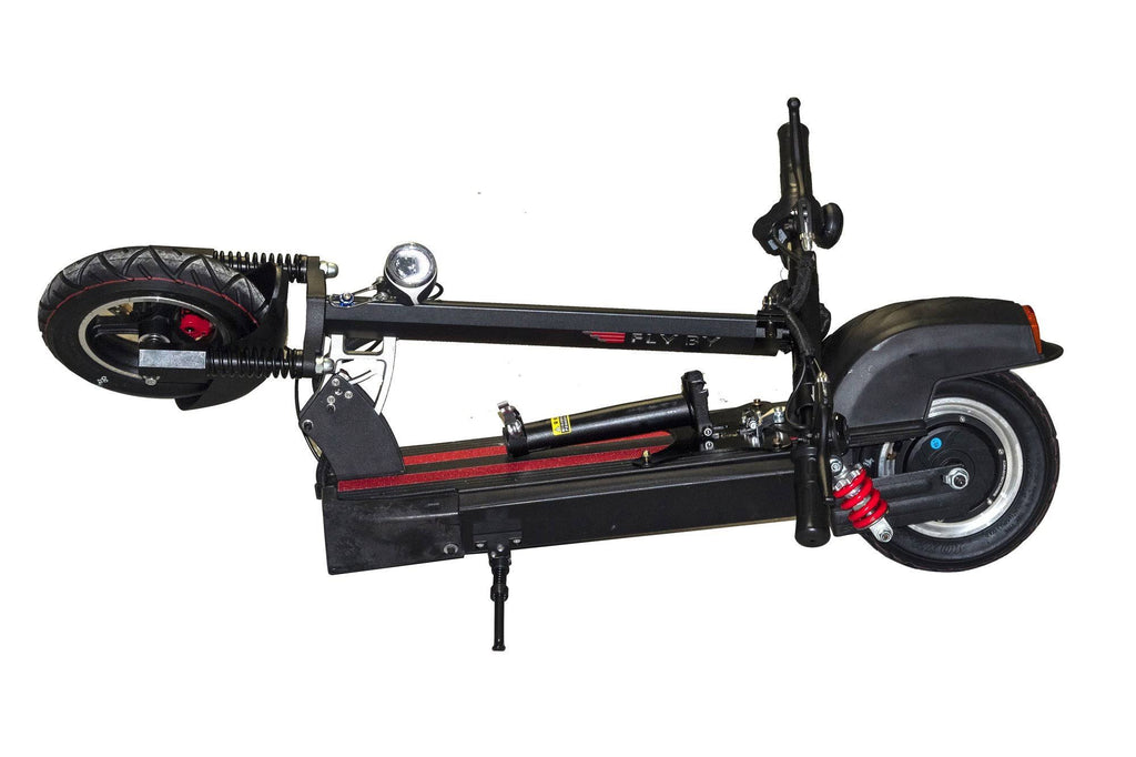Black/Red Folding Electric Scooter J7684